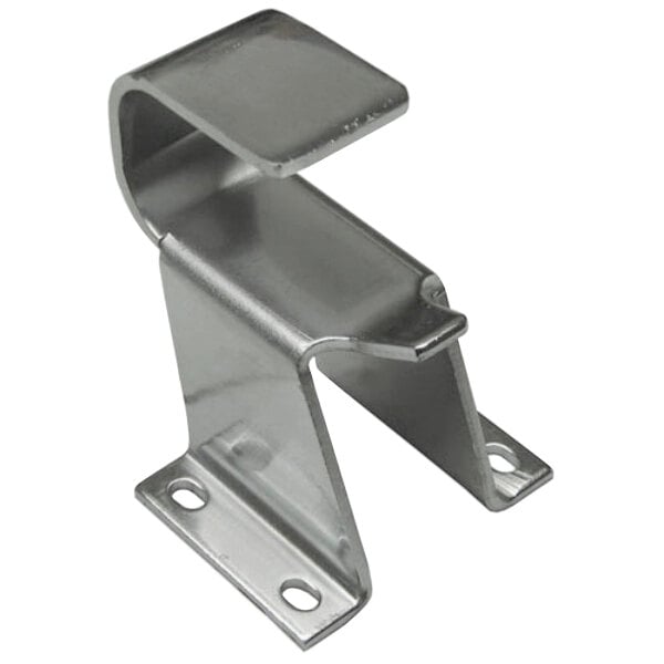 A metal Kason door closer hook bracket with screws and 1 1/8" offset.