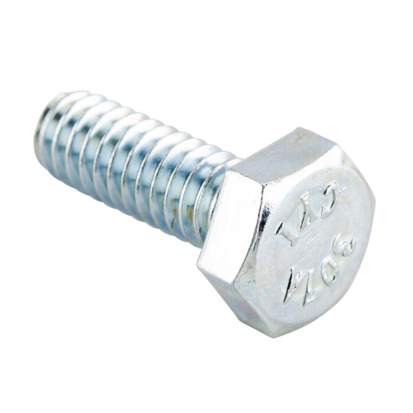 A Nemco stainless steel screw with a hex head.