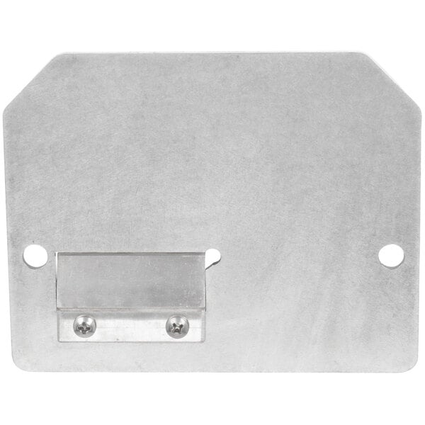 A Nemco straight chip twister front plate assembly with screws.