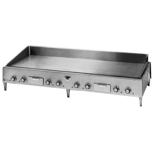 A large stainless steel Wells countertop electric griddle.