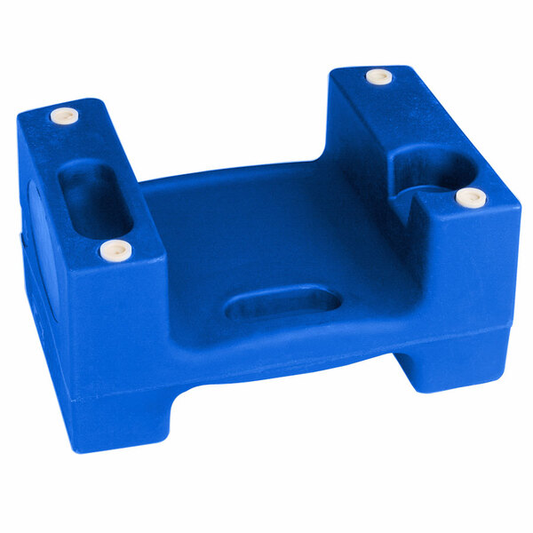 A blue plastic Koala Kare Booster Seat with dual height adjustments.