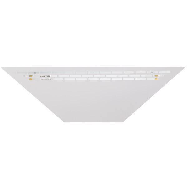 A white rectangular Curtron Pest-Pro UV flying insect light trap with a white border and holes.