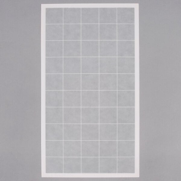 A grey rectangular Curtron Insect Trap glue board with a white square grid.
