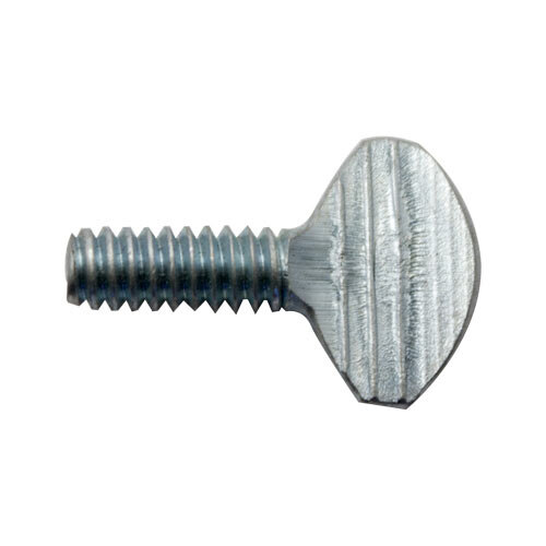 A close-up of 4 Nemco thumb screws with metal heads.