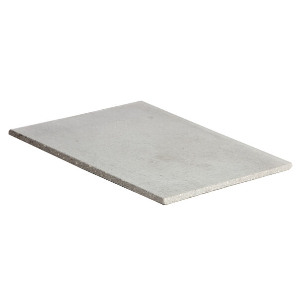 A white rectangular Amana pizza stone.