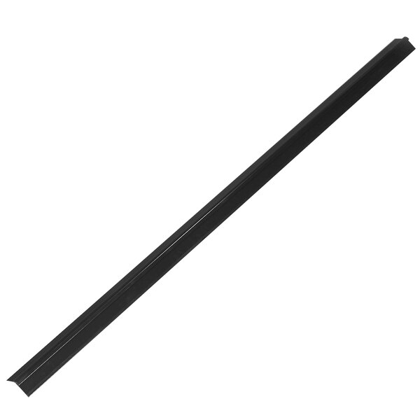 A black metal rod with a long handle.