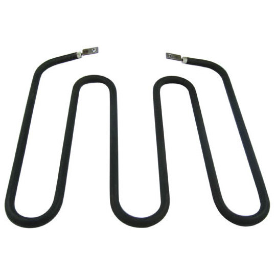 A pair of black wavy heating elements for a Waring Panini Grill.