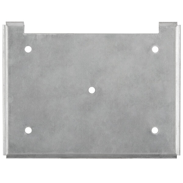 A Waring metal plate with holes for panini grills.