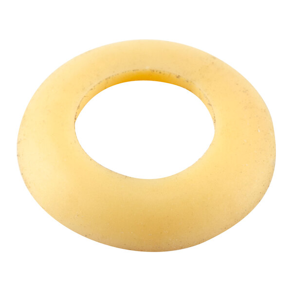 A yellow circle object with a white background.