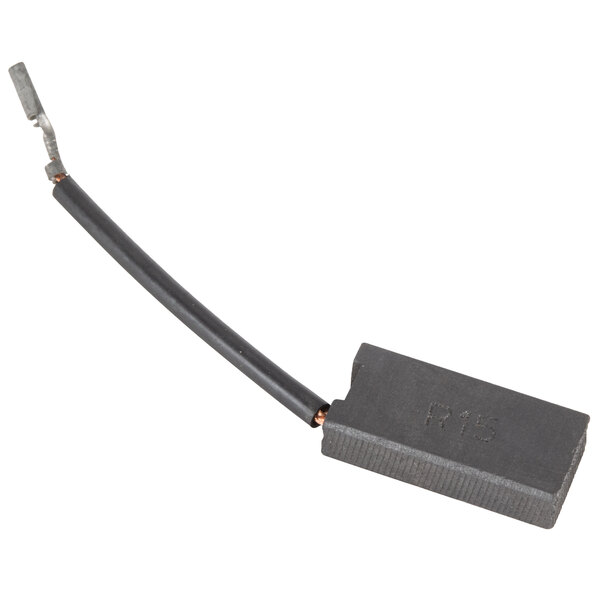 A black rectangular Waring motor brush with a wire.