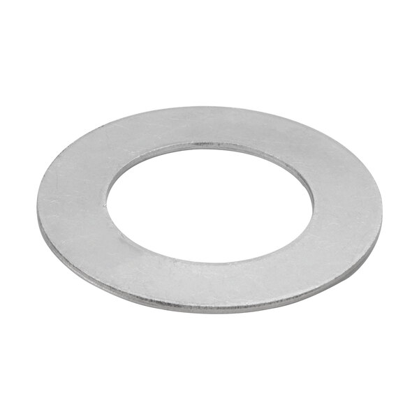 A stainless steel round washer.