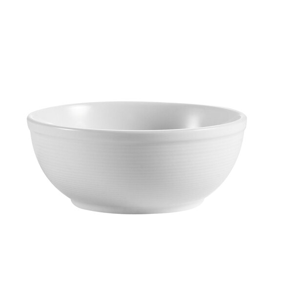 A CAC Harmony white porcelain salad/pasta bowl.