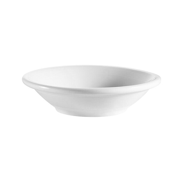 A CAC bone white porcelain fruit bowl.