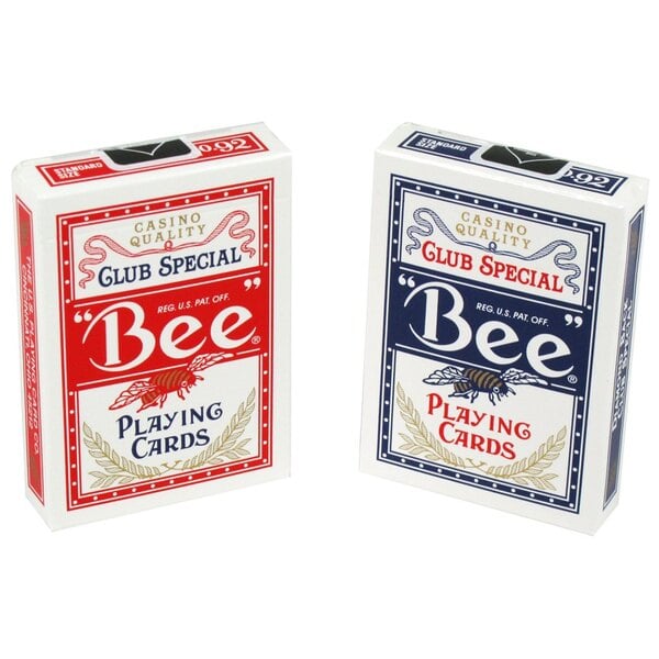 Two "Bee" playing card boxes.