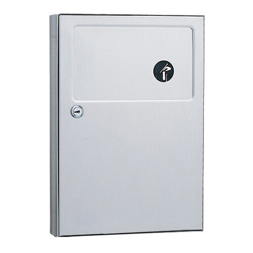Bobrick B254 Surface Mount Sanitary Napkin Disposal Receptacle