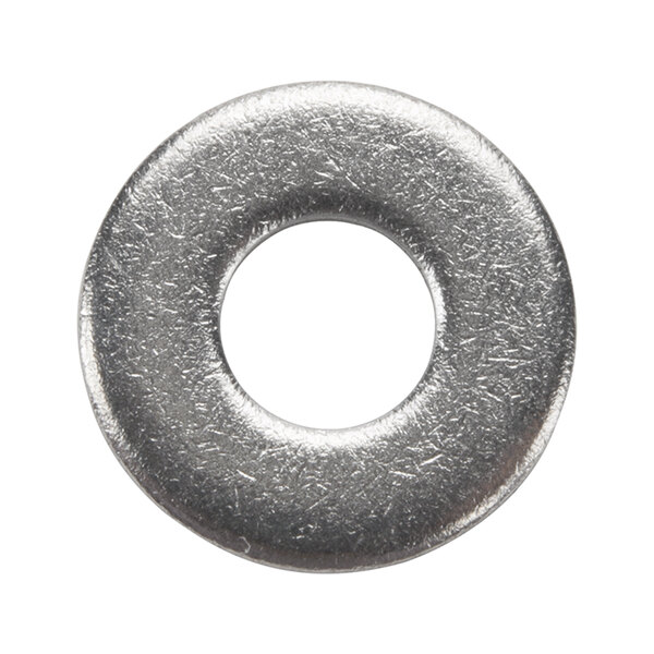 A close-up of a round stainless steel Waring washer.