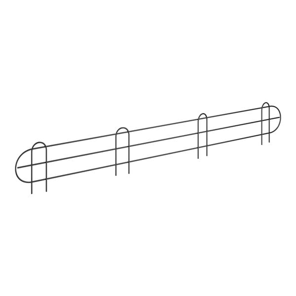 Regency 45 5/8" x 5 15/16" Black Epoxy Wire Shelf Ledge For 48" Wire Shelving