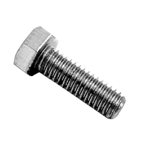 A close-up of a Waring ground bolt with a hex head.