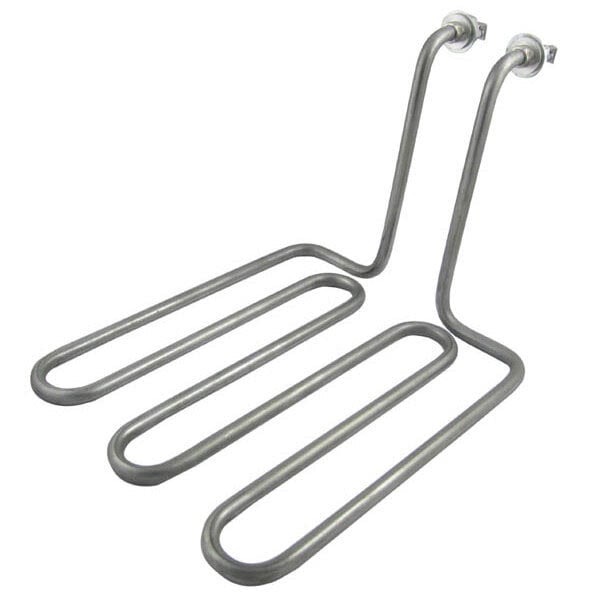 A pair of stainless steel Waring heating elements.