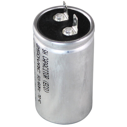 A silver Waring stop capacitor.