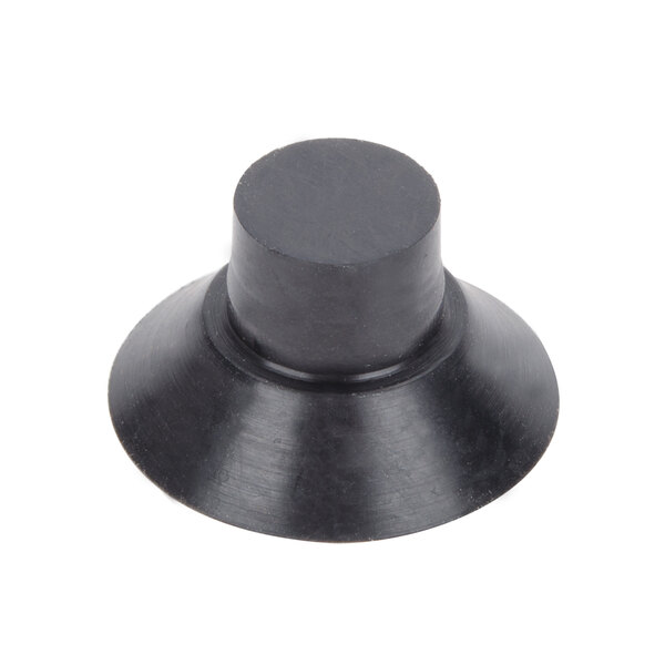 A black rubber Waring suction cup foot.
