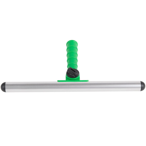 A green and black Unger SwivelStrip T-Bar handle.