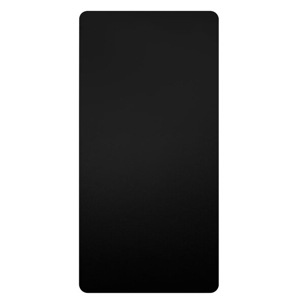 A black rectangular Excel XLERATOR wall guard with a white background.