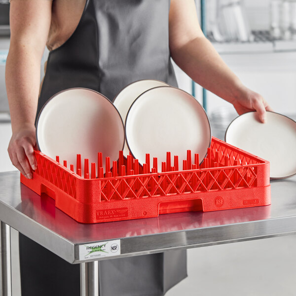 Vollrath TR3 Traex® Red Full-Size Plate Rack