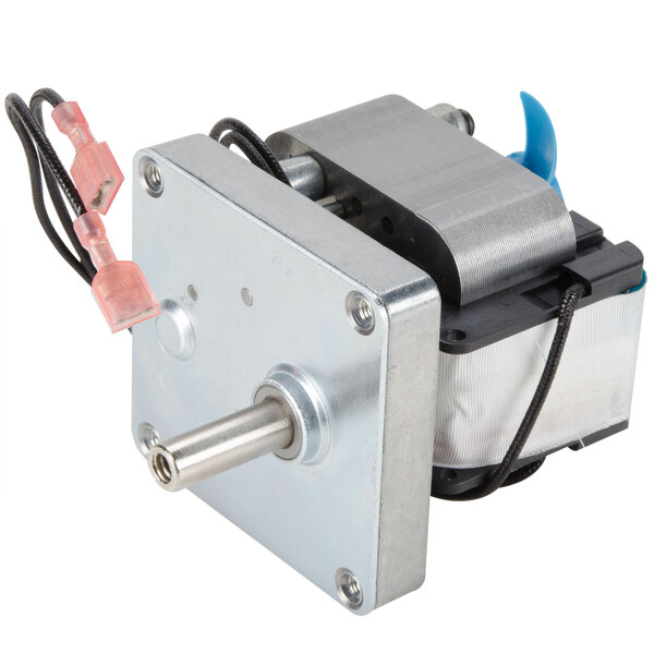 A Paragon replacement gear motor for a popcorn popper with wires.