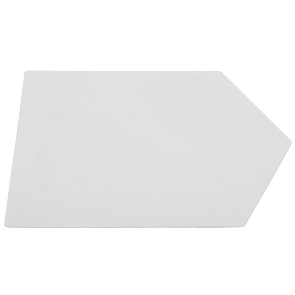 An Avantco white plastic separation plate.