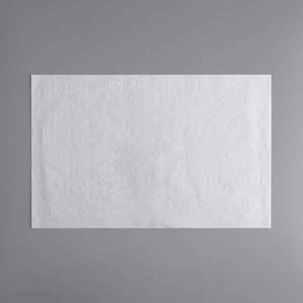 A white rectangular Frymaster fryer oil filter paper sheet.