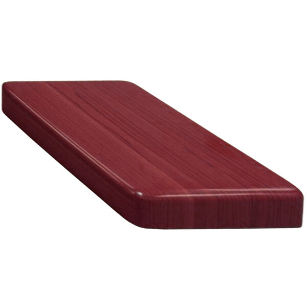 An American Tables & Seating mahogany rectangular table top.