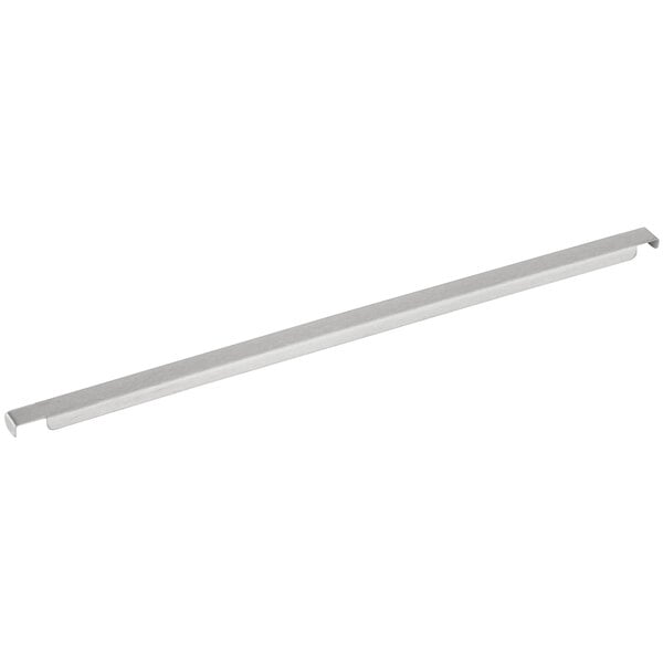 A metal divider bar with a long handle.