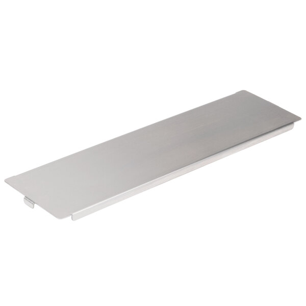 An Avantco stainless steel rectangular divider bar.