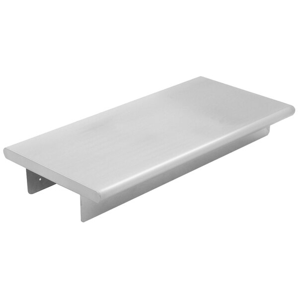 A stainless steel Eagle Group tray shelf.