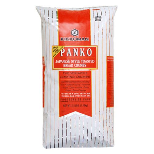 Kikkoman Panko Japanese Style Toasted Bread Crumbs 2.5 lb. Bag