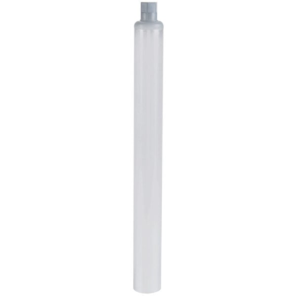 A white tube with a grey cap.