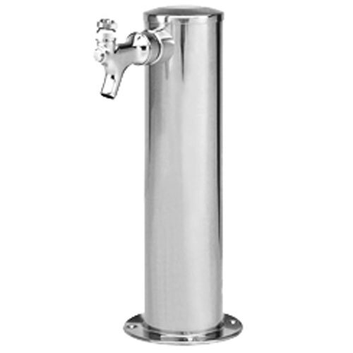 A stainless steel Micro Matic tap tower with a faucet.