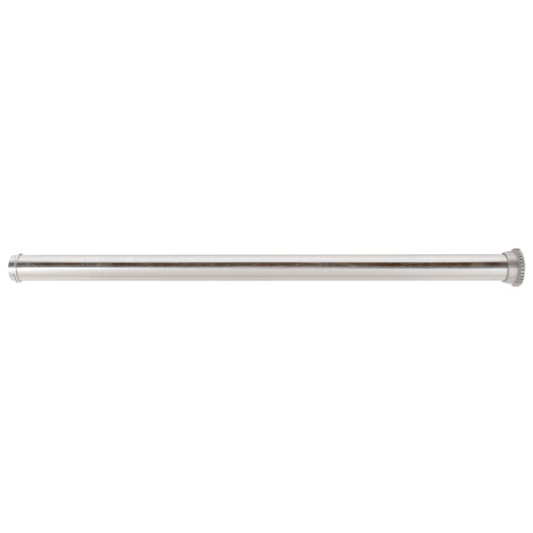 A Grand Slam stainless steel replacement roller tube with a long metal handle.