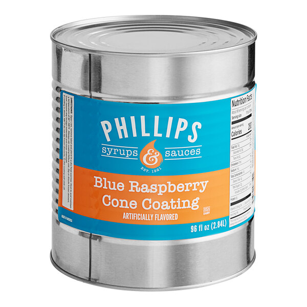 Phillips Blue Raspberry Ice Cream Shell Coating - #10 Can