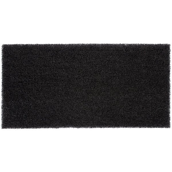 A black rectangular 3M high productivity stripping pad.