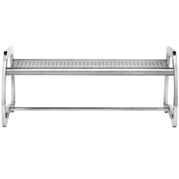 A Commercial Zone stainless steel bench.