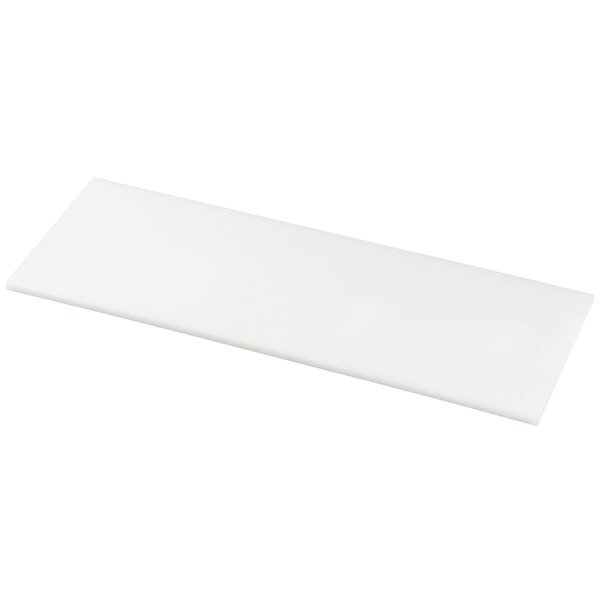 A white rectangular cutting board.
