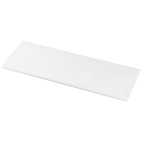 A white rectangular cutting board.