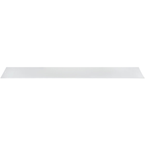 A white rectangular Beverage-Air cutting board with a white border.