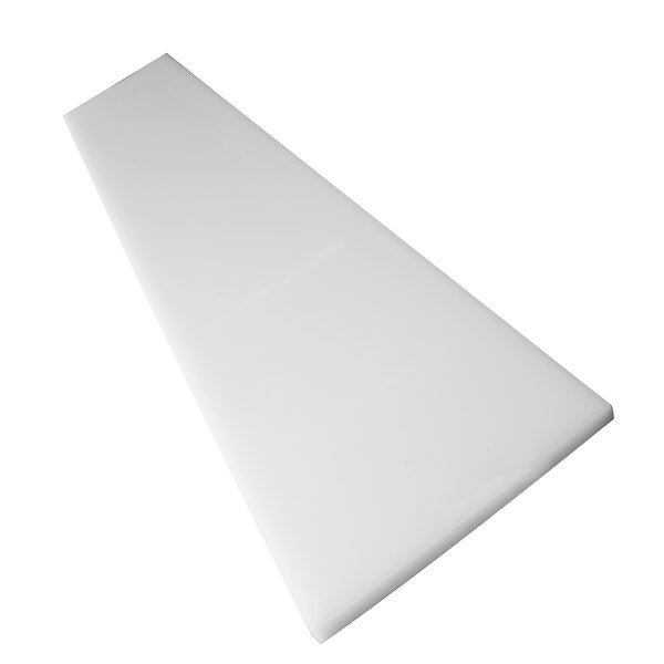 A white rectangular True 812305 equivalent plastic cutting board.