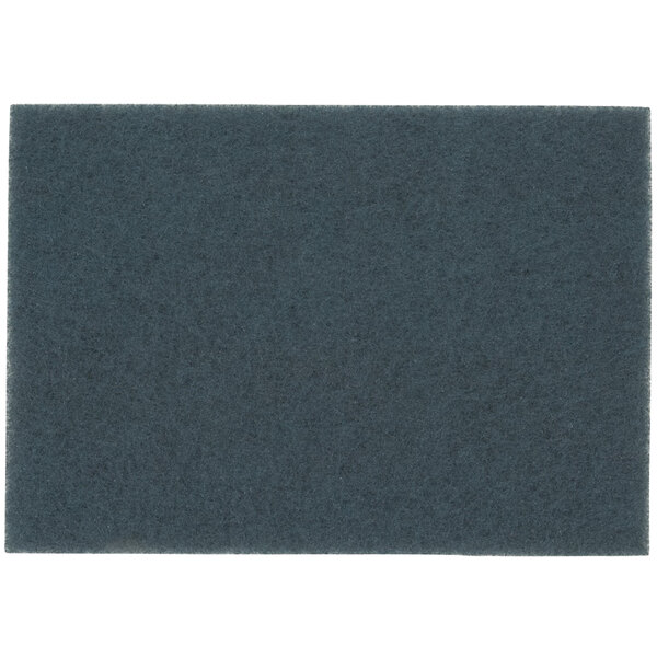 A grey rectangular 3M blue cleaner pad.