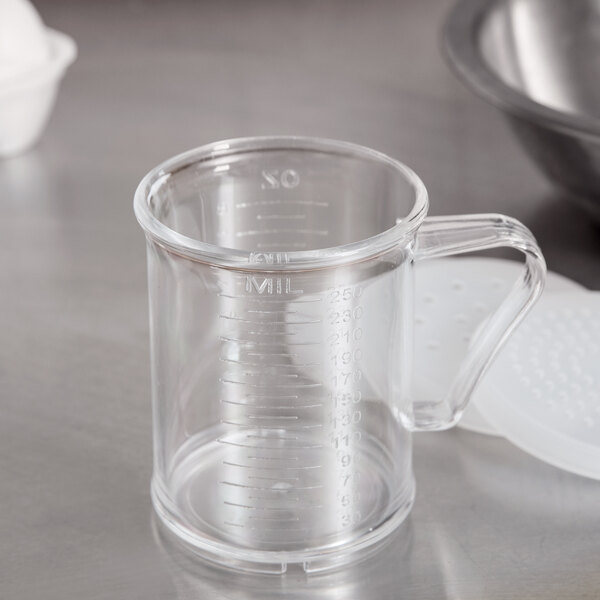 8 oz. Acrylic Dredge / Measuring Cup