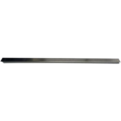 A long metal True refrigerator pan divider bar.
