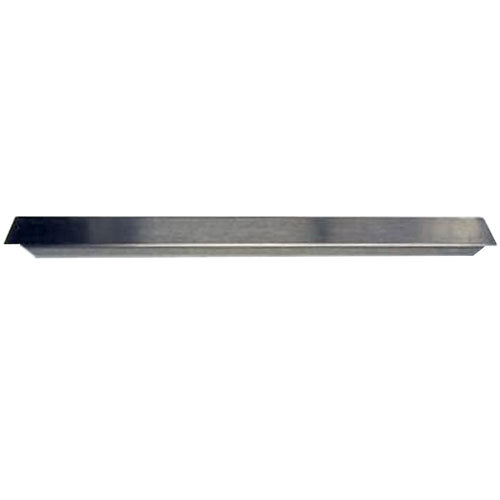 A True stainless steel refrigeration pan divider bar.